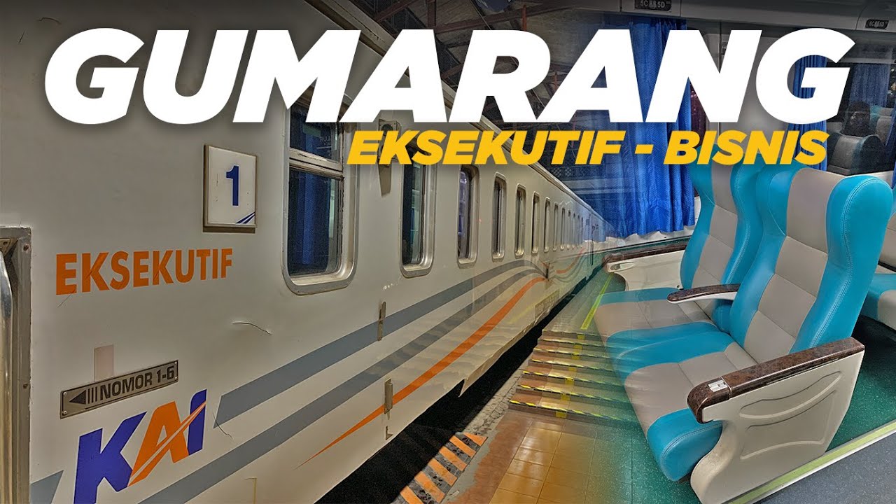 Naik Kereta Api Gumarang Kelas Eksekutif Rute Surabaya - Jakarta