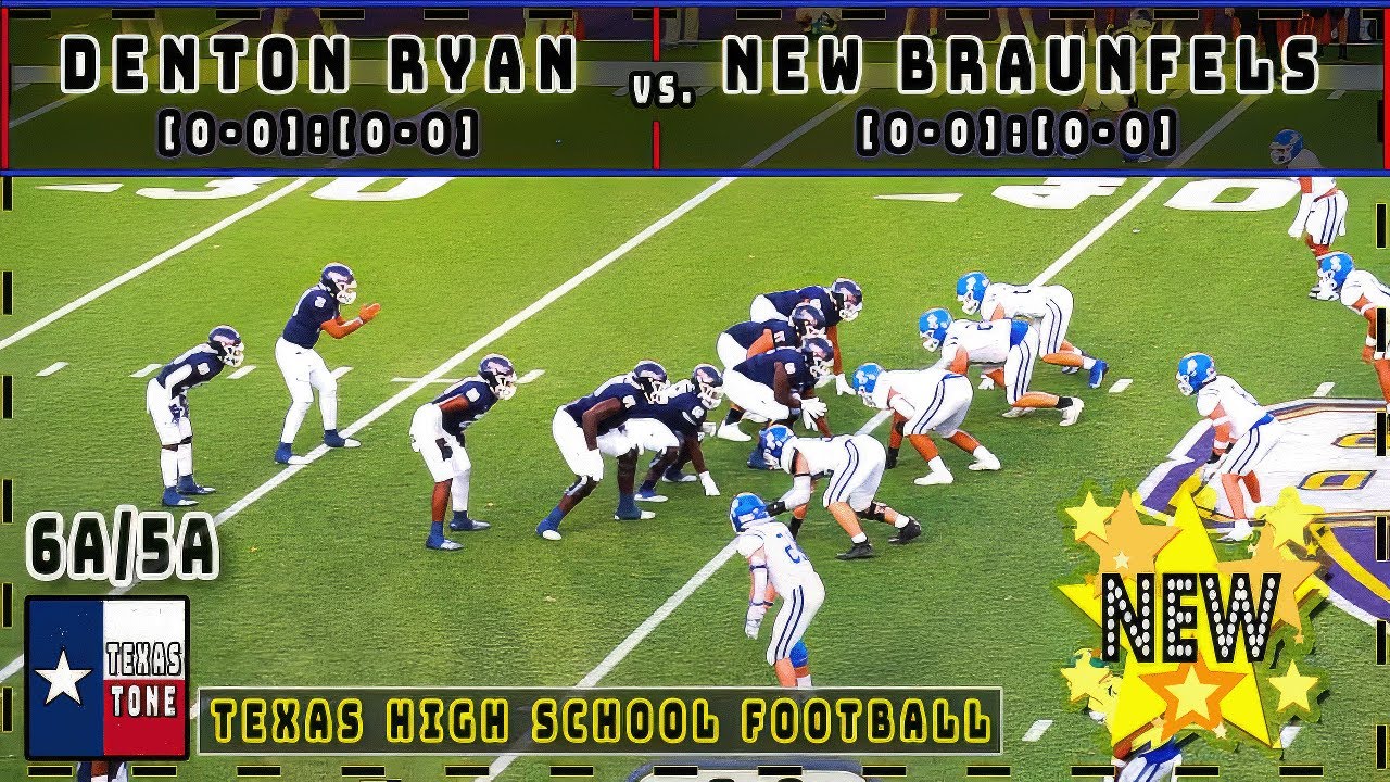 #8 Denton Ryan vs New Braunfels Football | [FULL GAME]