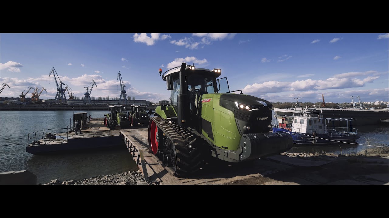 Flotă de 17 tractoare Fendt 943 MT in Insula Mare a Brailei