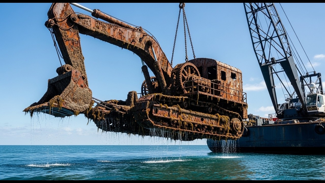 Recovering A Sunken 1906 Excavator — Will It Run Again?