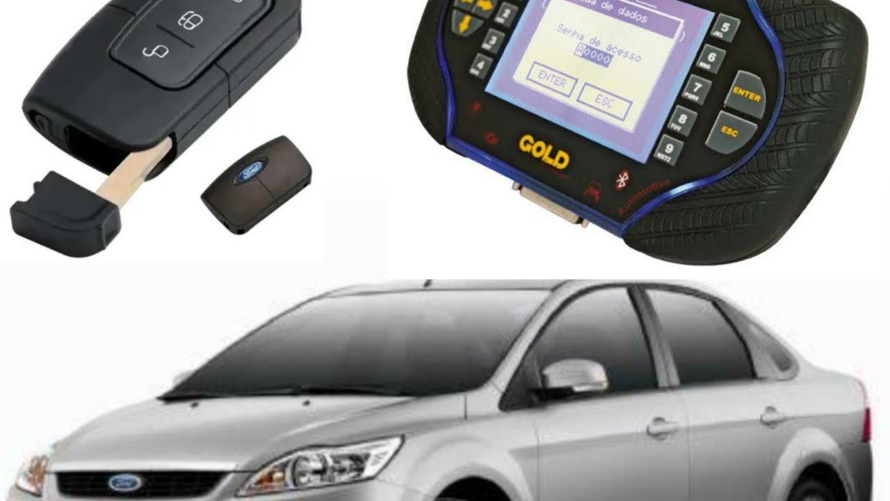 programação chave keyless Ford Focus 2009 REMAP 3 GOLD