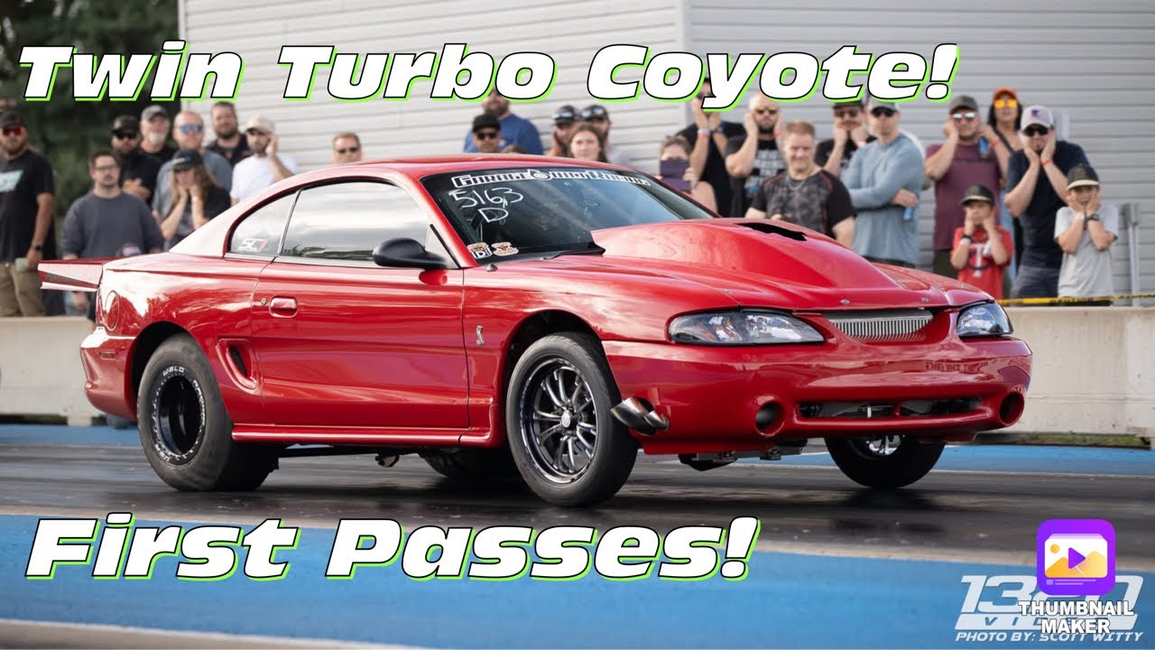 First passes with the new Twin Turbo Coyote!