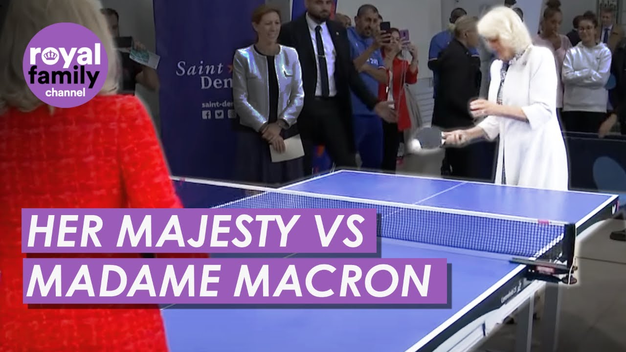 Bat Ma’am: Queen Camilla Takes On Lady Brigitte at Table Tennis