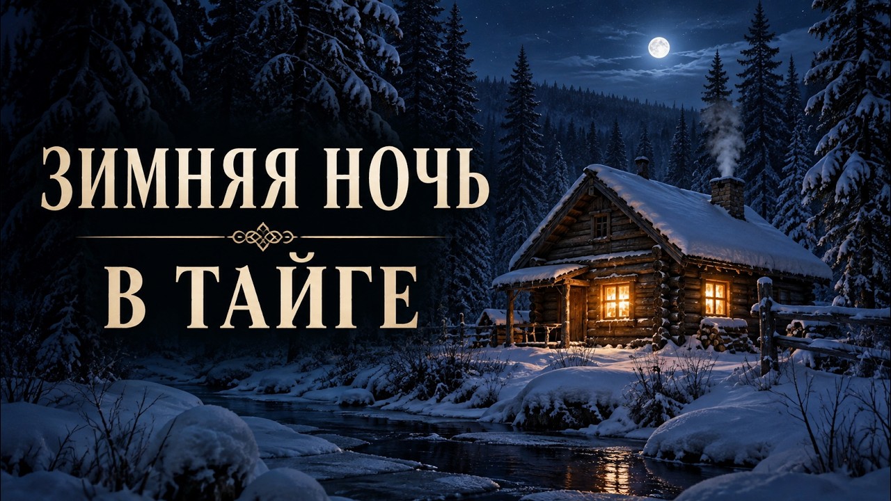 ЗИМНЯЯ НОЧЬ В ГЛУХОЙ ТАЙГЕ | Тихая история для сна