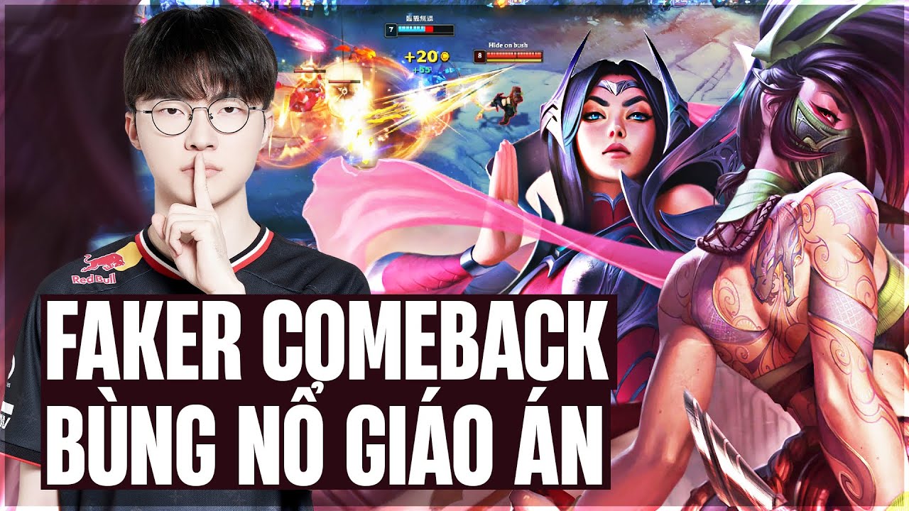 FAKER COMEBACK MÚA AKALI VÀ IRELIA CỰC NÉT CÙNG MÀN ĐUỔI BẮT DORAN 2 GAME LIÊN TỤC TẠI RANK HÀN