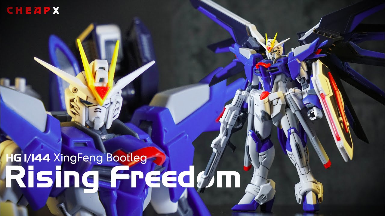 Rising Freedom | Hg 1/144 | XingFeng Bootleg | Speed Build | Asmr - Let XingFeng Cook :))
