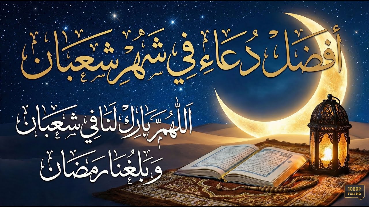 أفضل دعاء فى شهر شعبان ((الدعـــاء المعجــــزة))