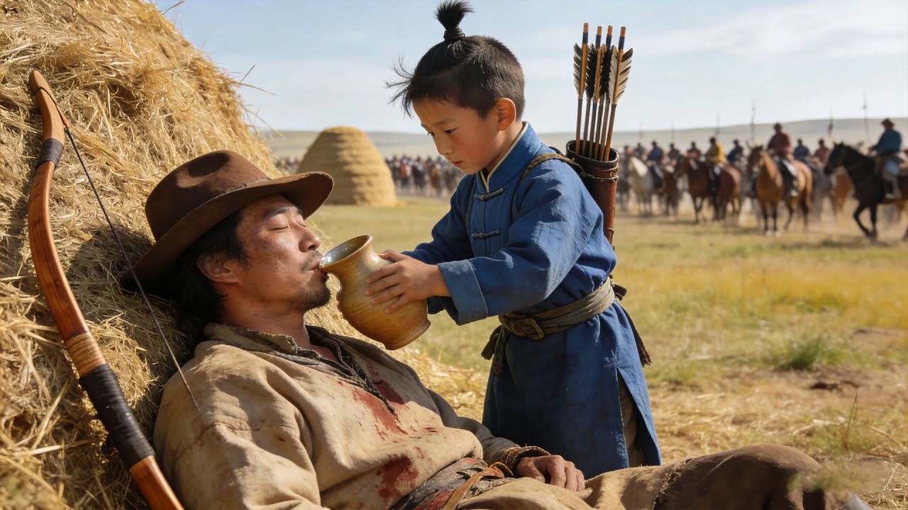 小男孩救下垂死的男人，男人教他绝世箭法，长大后成为一代大侠！#drama #kungfu #中国电视剧