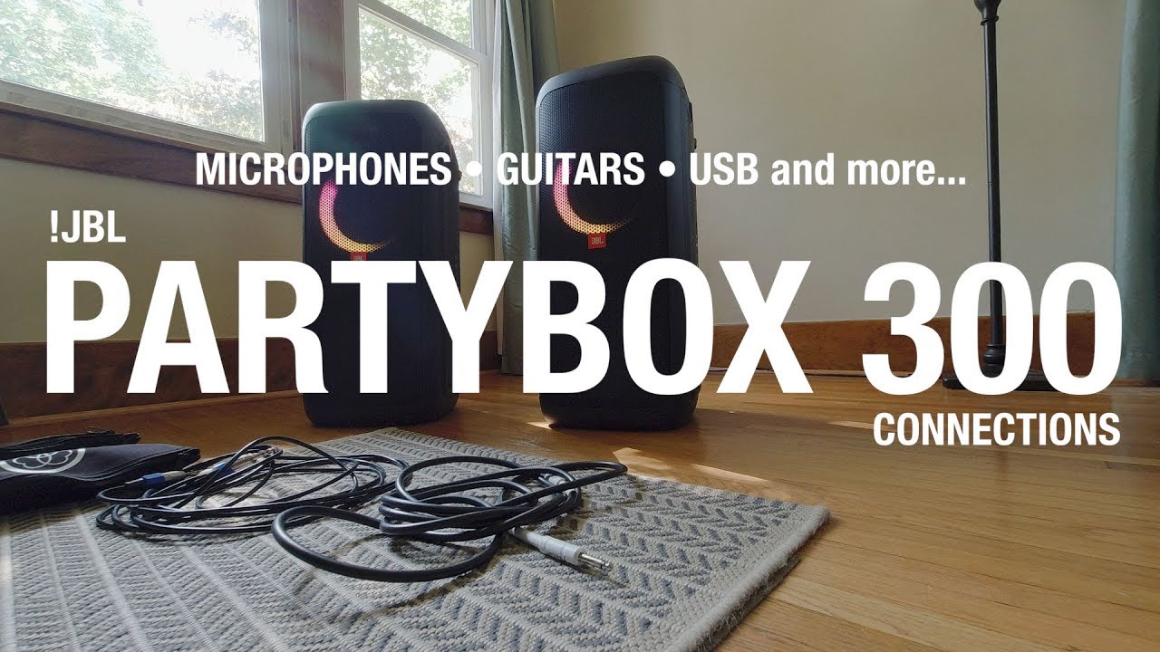JBL Party Box 300 - The Connections