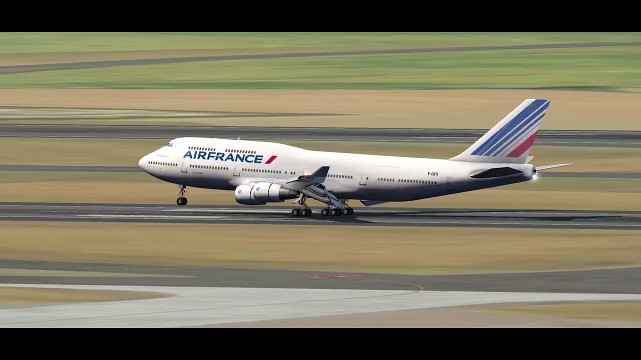 Paris Charles de Gaulle Airport (CDG) RW 27L Air France Aircrafts's Landing Compilation
