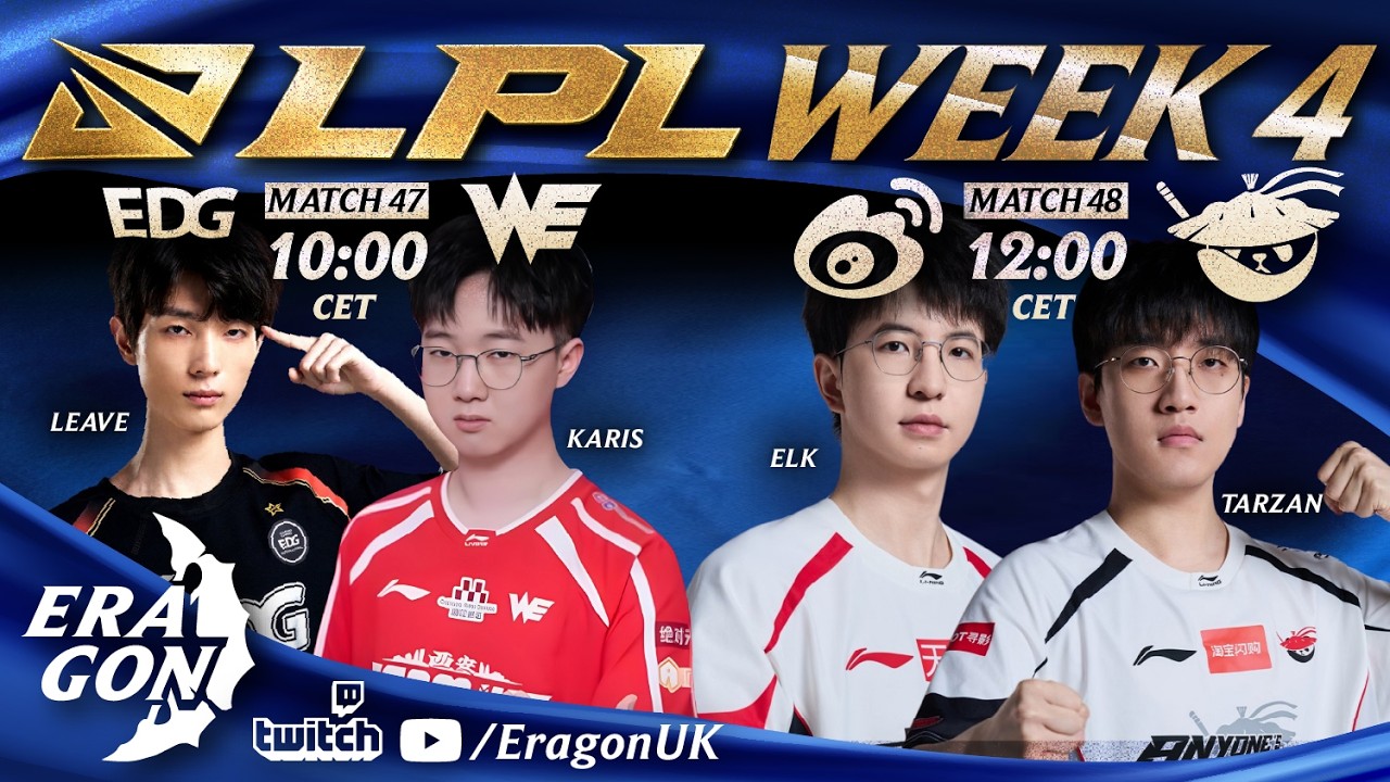🔴 LPL ENGLISH | EDG vs WE | WBG vs AL | 리그 오브 레전드 프로리그