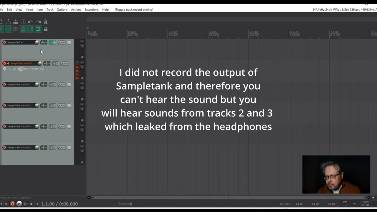Sampletank in Reaper - Multitimbral feature