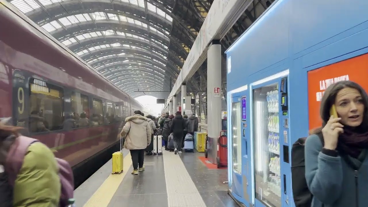 Move with Italo treno from Milano station