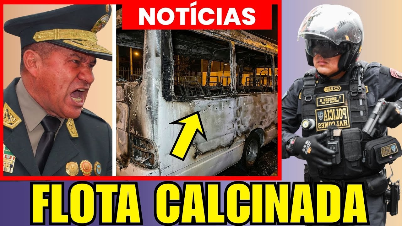 🛑TERROR EN CALLAO: PNP Investiga QUEMA de 12 Buses por EXTORSIÓN