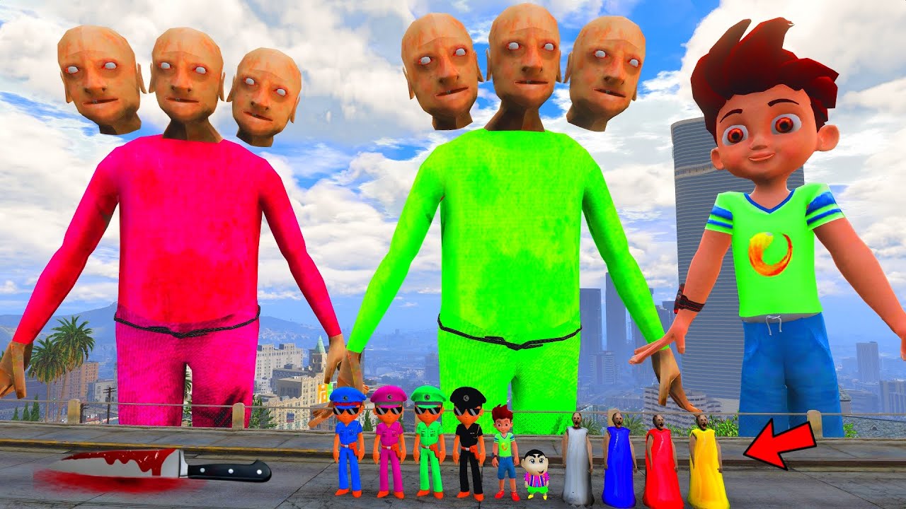 Little Singham Found Biggest Giant Grandpa In Gta 5 | Gta 5 Gameplay