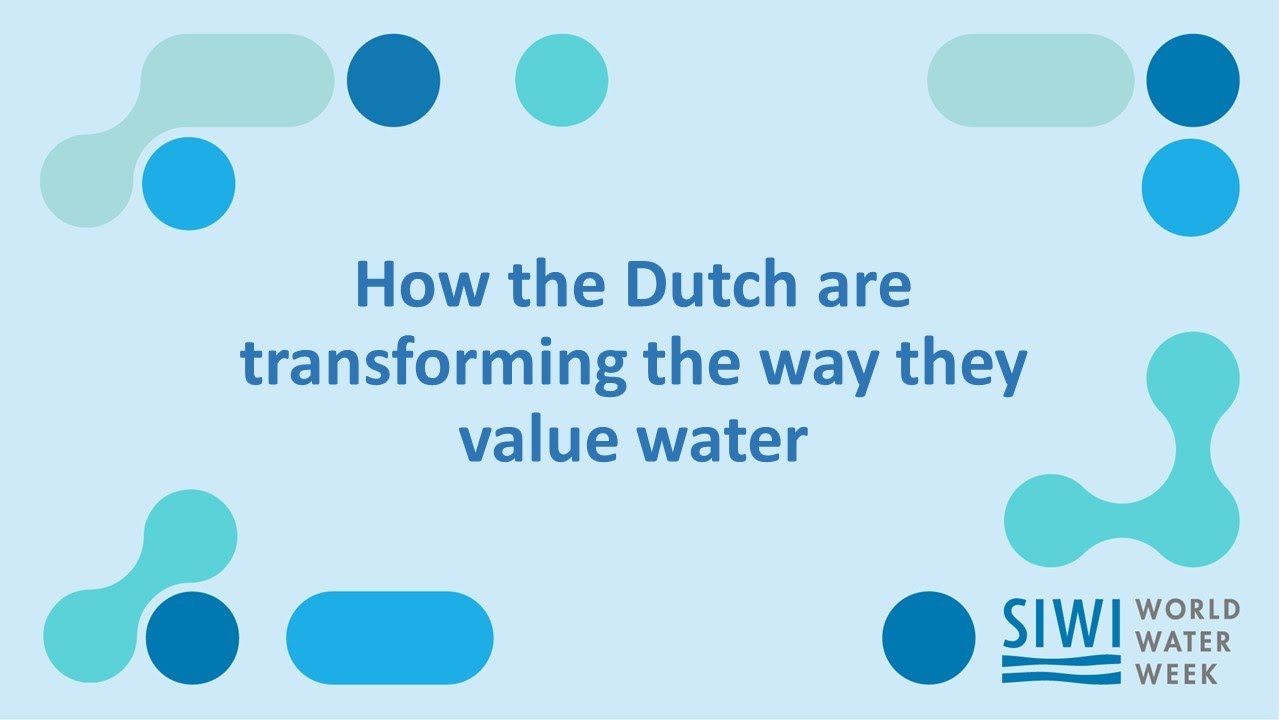 How the Dutch are transforming the way they value water