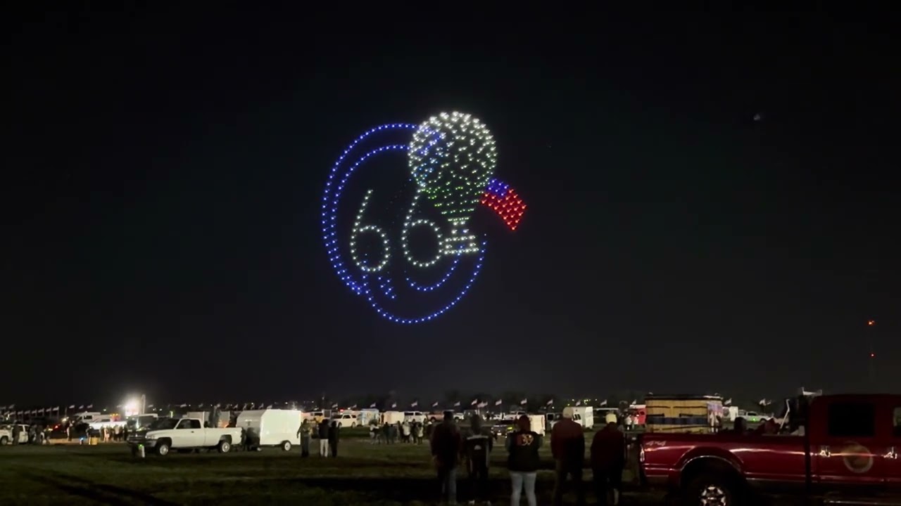 Drone show for Albuquerque Balloon Fiesta 2023