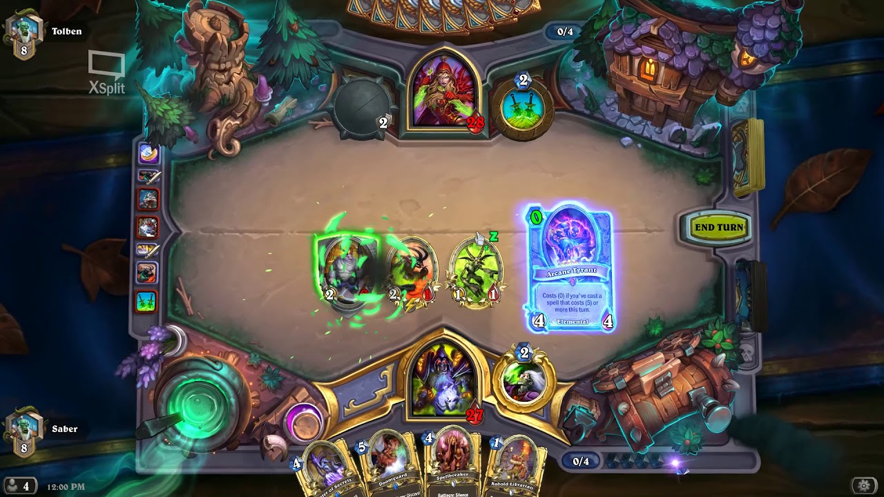 Hearthstone - Wild Bloodbloom Demonlock gameplay