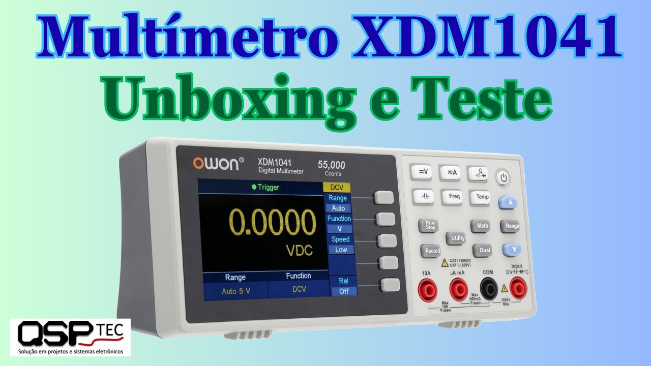 Unboxing Multimetro OWON XDM1041