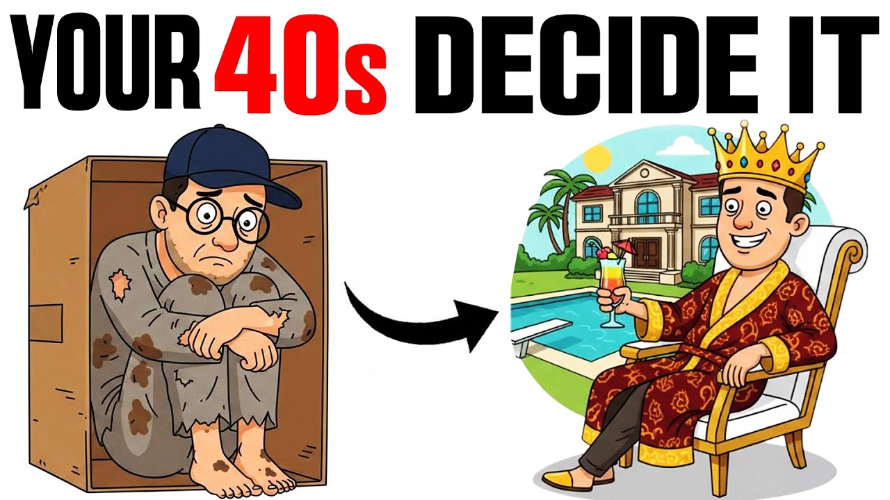 Your 40s Decide Whether You’ll Be Comfortable or Stressed Forever (The Math Explained)