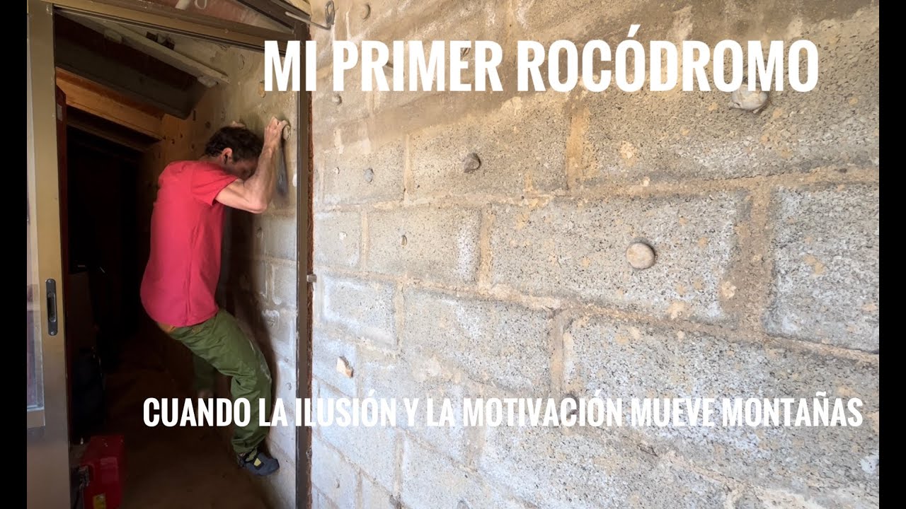 Mi primer rocódromo casero