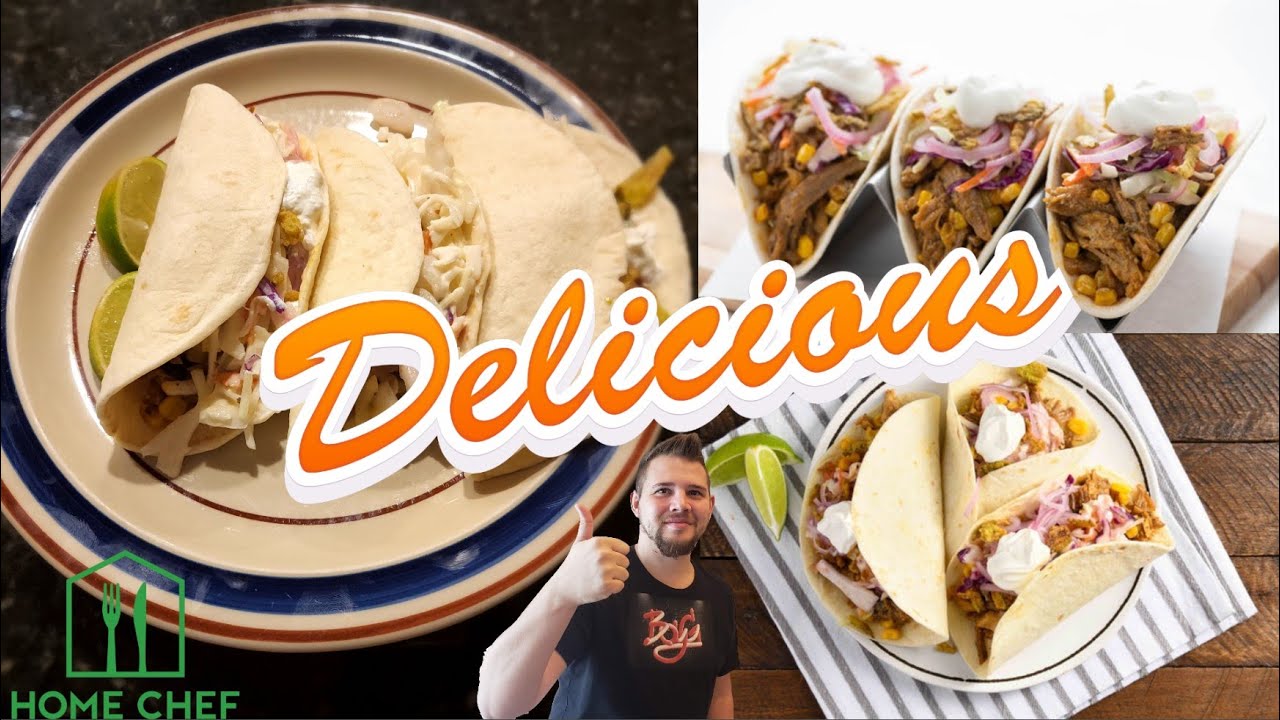 How To Make Gold BBQ Pulled Pork Tacos - Home Chef Review