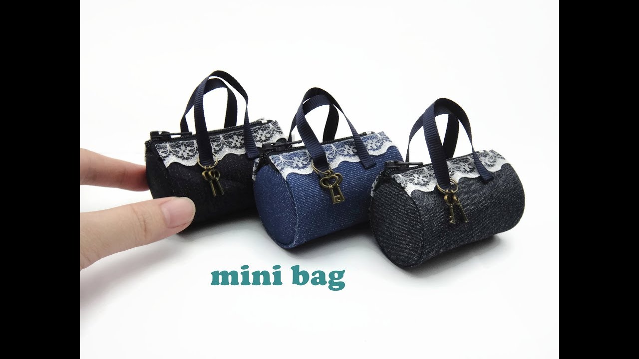 DIY Miniature Doll Mini Round Bag