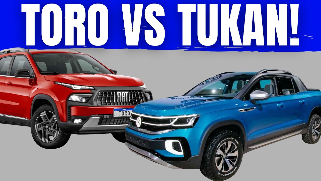 NOVA VOLKSWAGEN TUKAN VAI VENDER MAIS QUE FIAT TORO! QUAL É MELHOR? COMPARATIVO!