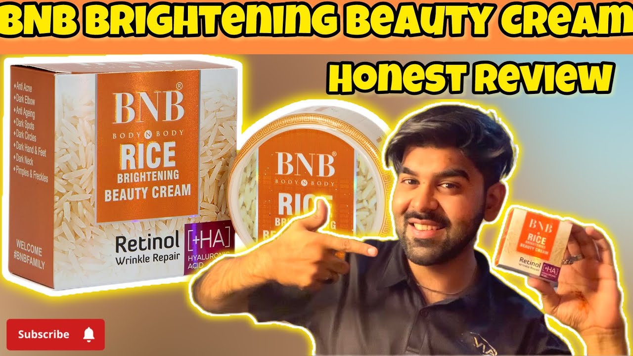 BNB Rice Brightening Beauty Cream Honest Review | BnB Day and Night Beauty Cream | Rice Beauty cream