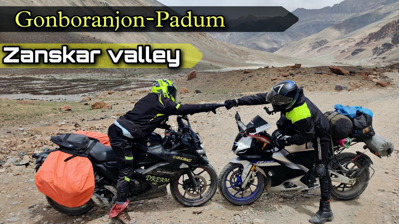Yamaha R15M in Zanskar valley (Ladakh) Full adventure and off road