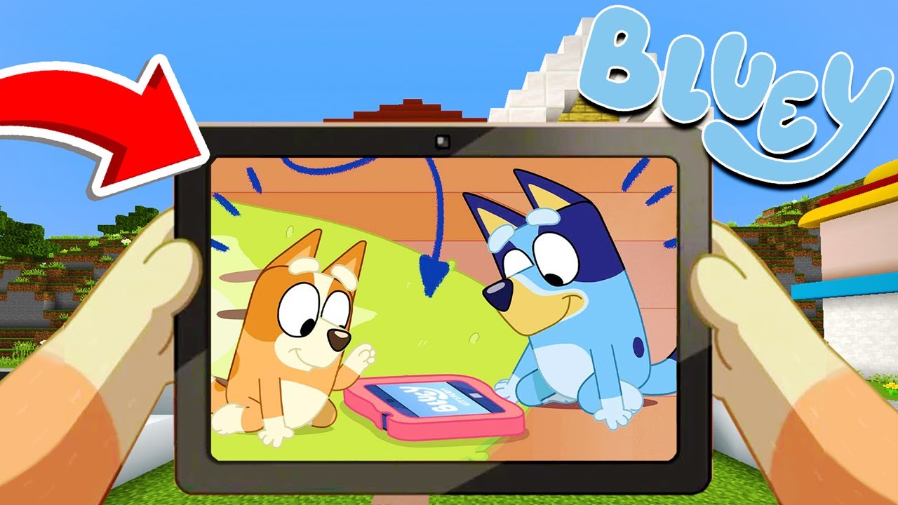 BLUEY tiene su PROPIO JUEGO | Las Aventuras de BLUEY en Minecraft!