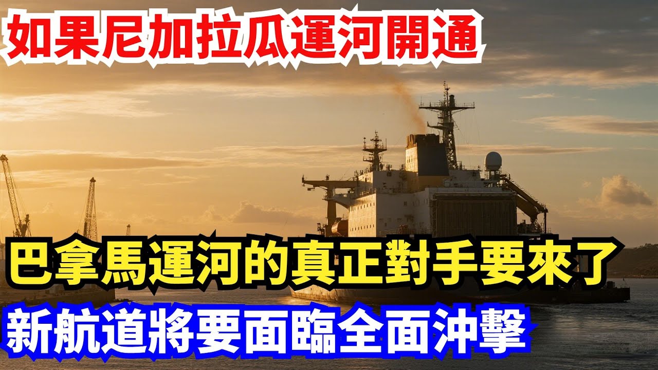 如果尼加拉瓜運河開通，巴拿馬運河的真正對手要來了？新航道將要面臨全面沖擊#中國#製造科技#工程#改造#基建#科普#鐵路