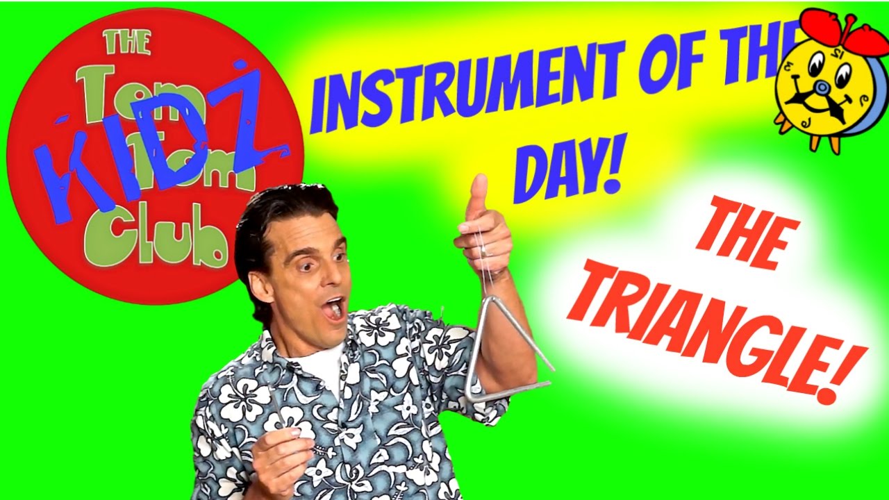 Music Instrument Sounds For Kids | Learn to play the Triangle!