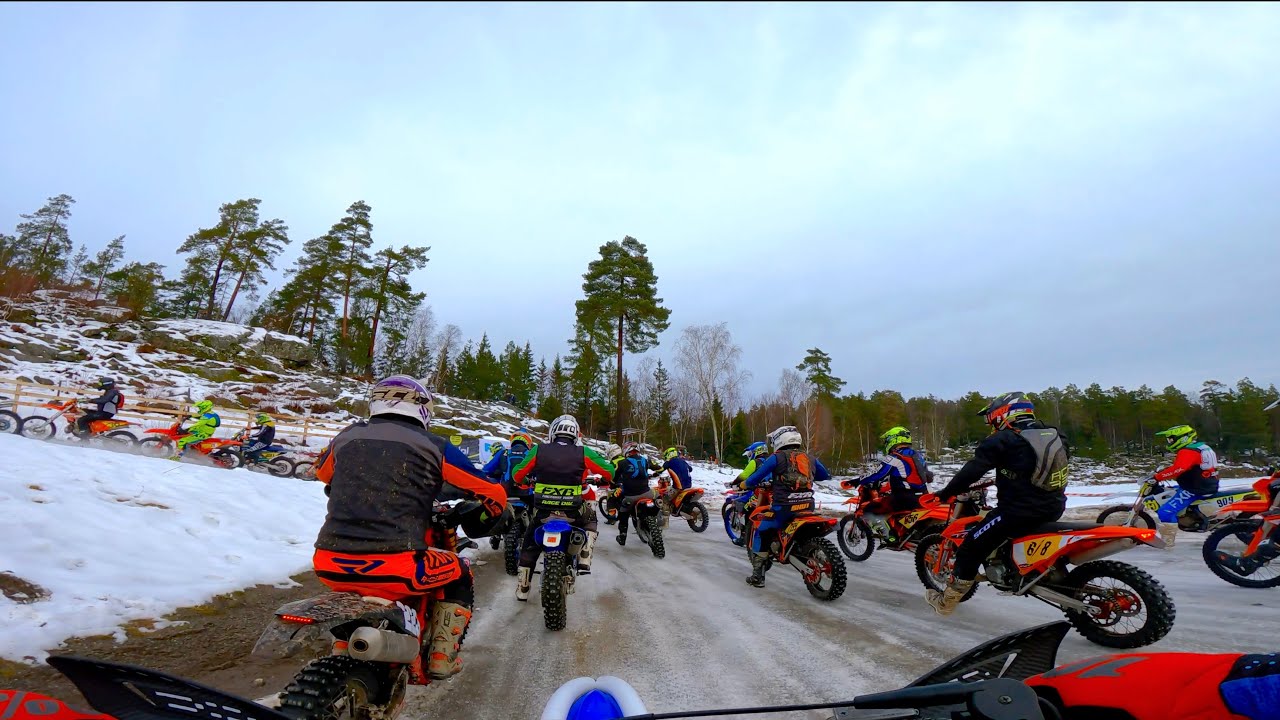 Lucia race - lap 1 | Swedish enduro | Haninge MK
