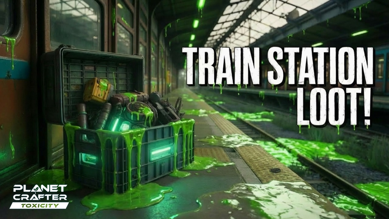 Toxic Train Station- Planet Crafter Toxicity DLC (E3)