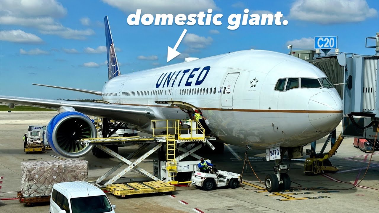 DOMESTIC GIANT: Onboard United's MONSTER 777-200!