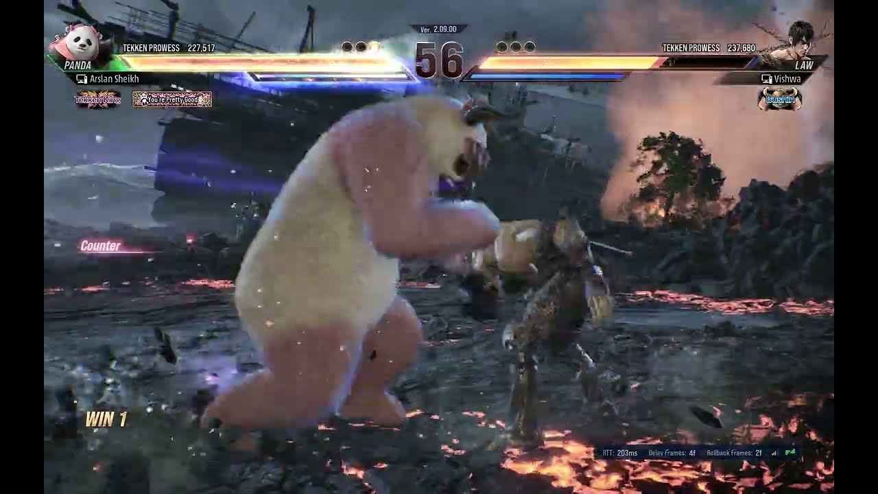 Arslan Sheikh (Panda) vs Vishwa (Law) | Tekken 8 | Season 2