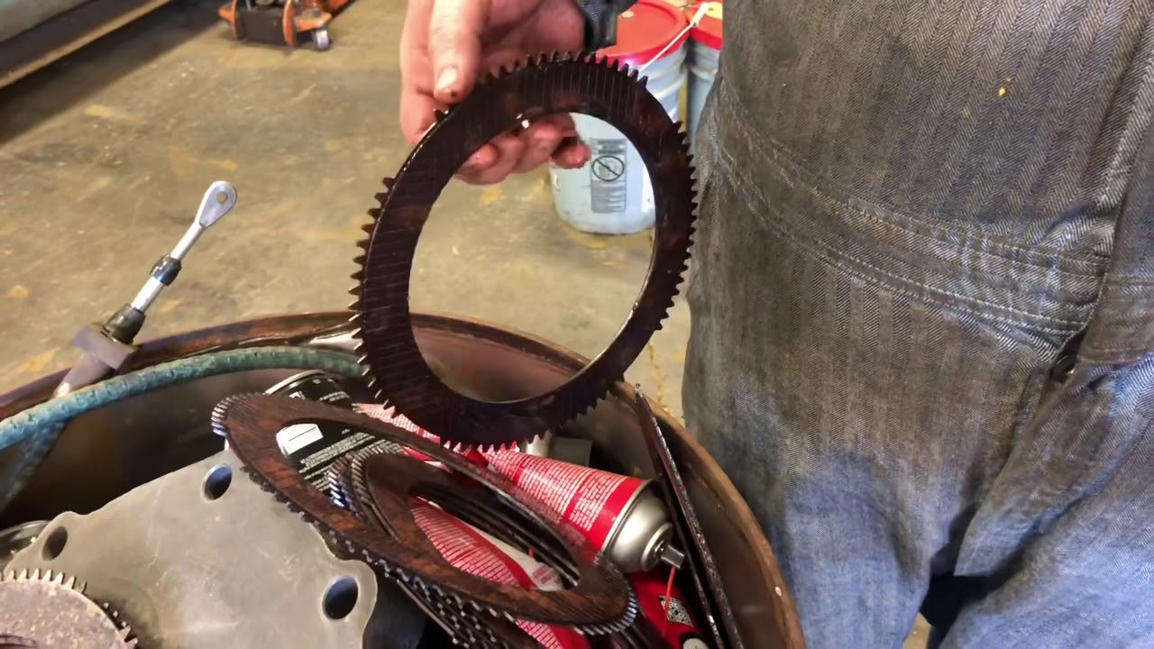 Hyster PTO winch frictions