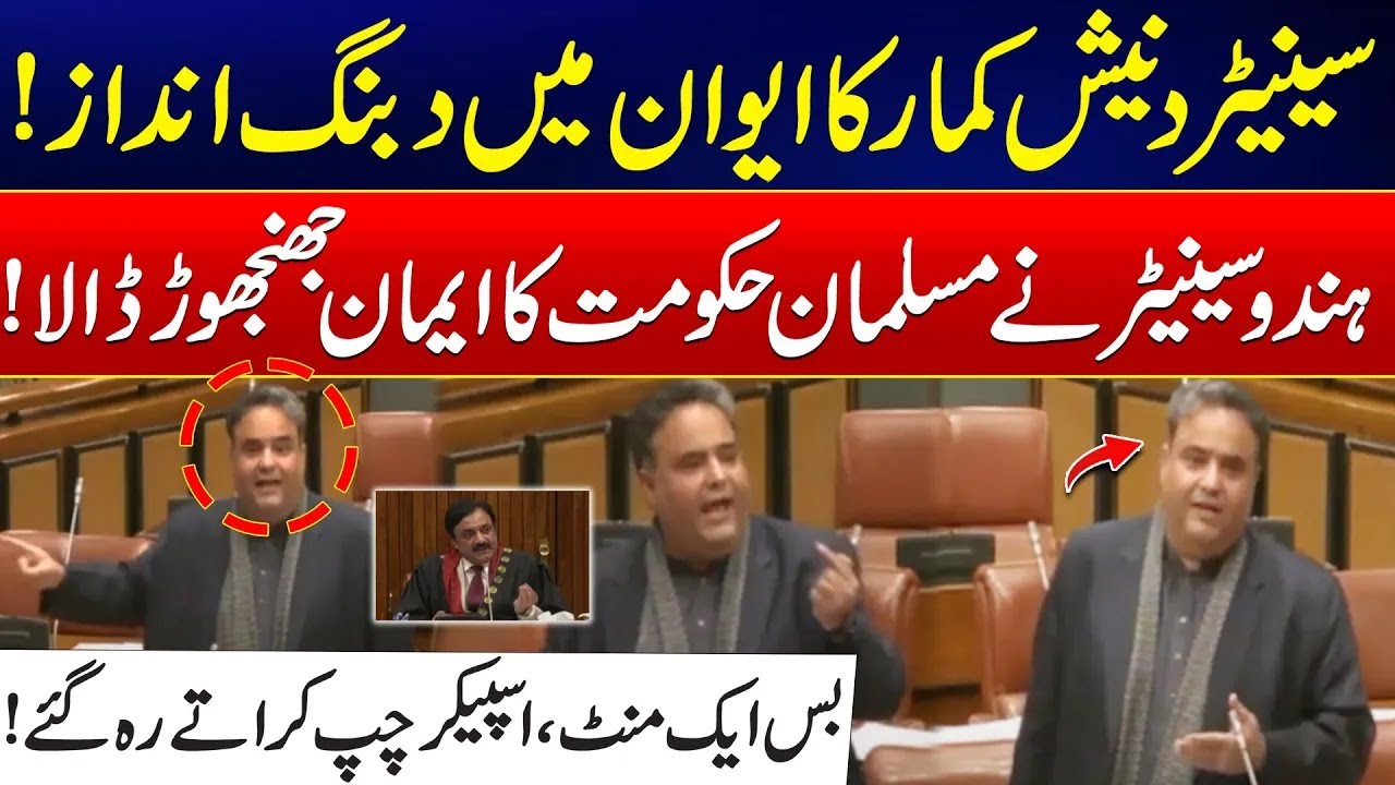 Senator Danesh Kumar Fiery Speech in In Senate Session - Emotional Speech | City 41