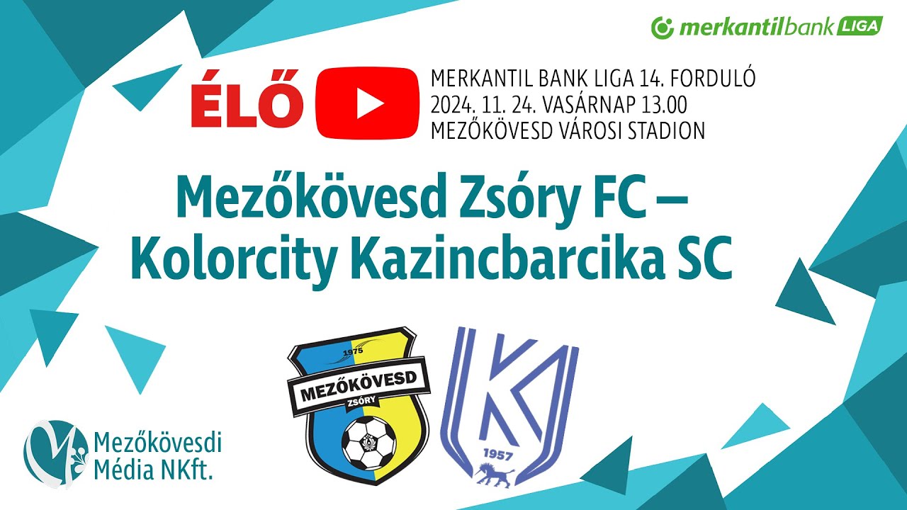 Mezőkövesd Zsóry FC - Colorcity Kazincbarcika SC