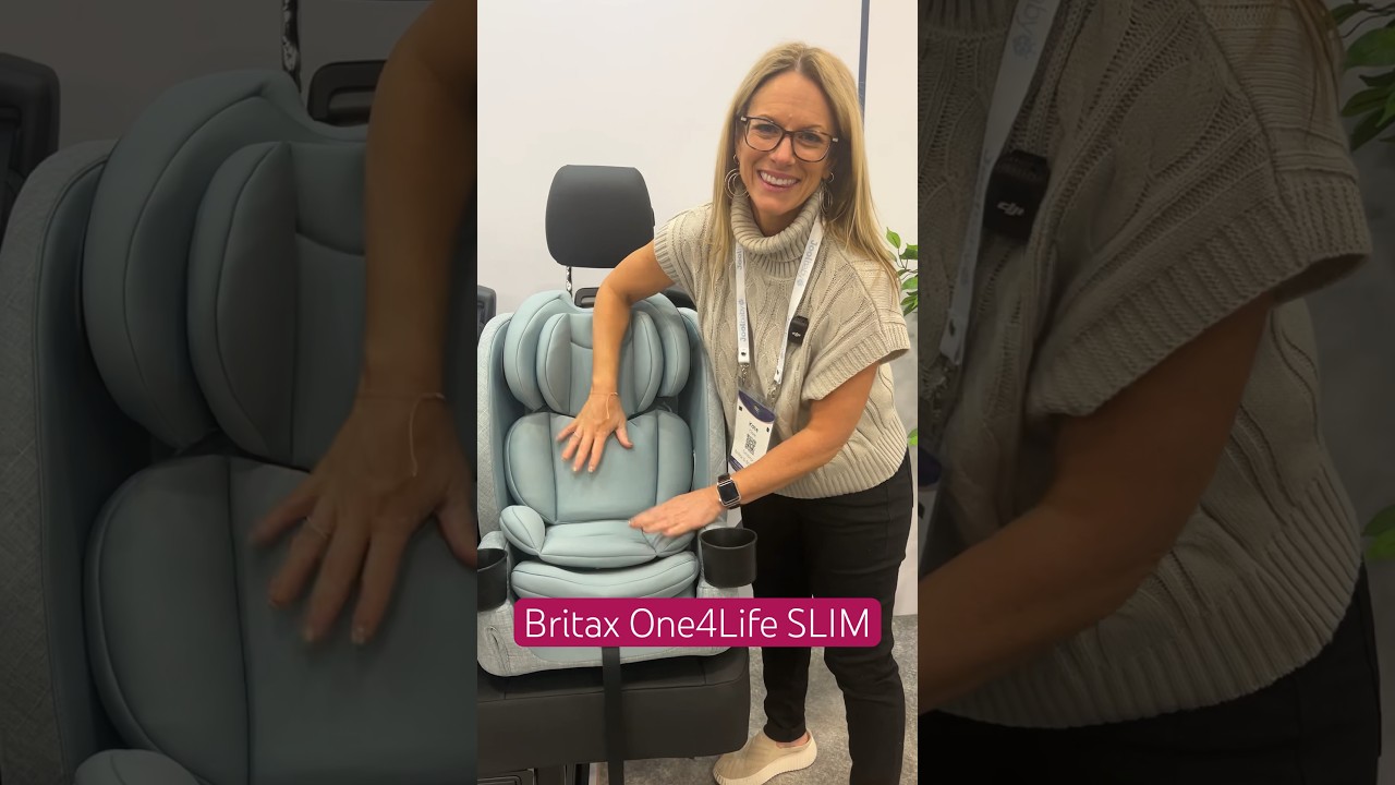 THREE CAR SEATS ACROSS!! Britax One4Life SLIM Convertible Car Seat