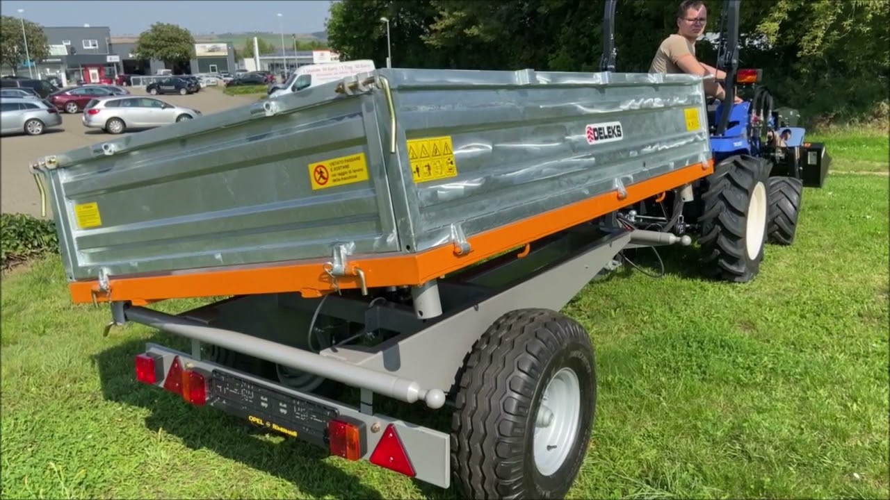 Trekkerschmidt Kippanhänger mit Iseki TM 3187