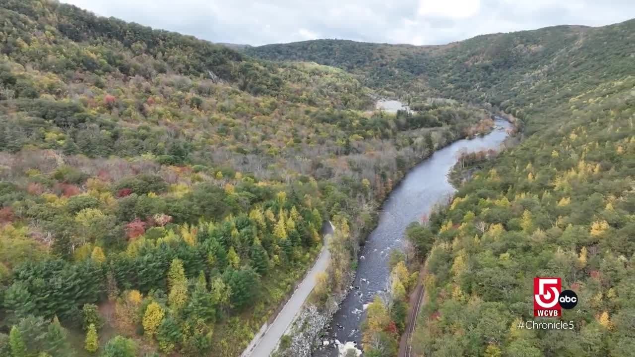 Autumnal beauty lines the Mohawk Trail in Western Mass.