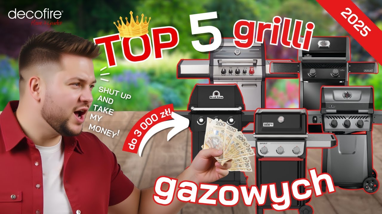 🏆  Ranking grilli gazowych 2025 do 3 000 zł! 🤑 TOP 5 | DECOFIRE