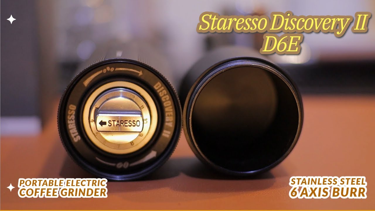 Unboxing dan review portable electric coffee grinder Staresso Discovery II | stainless 6 axis burr