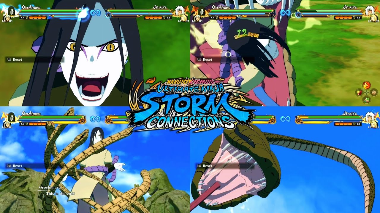 Naruto Storm Connections - Orochimaru Complete Moveset