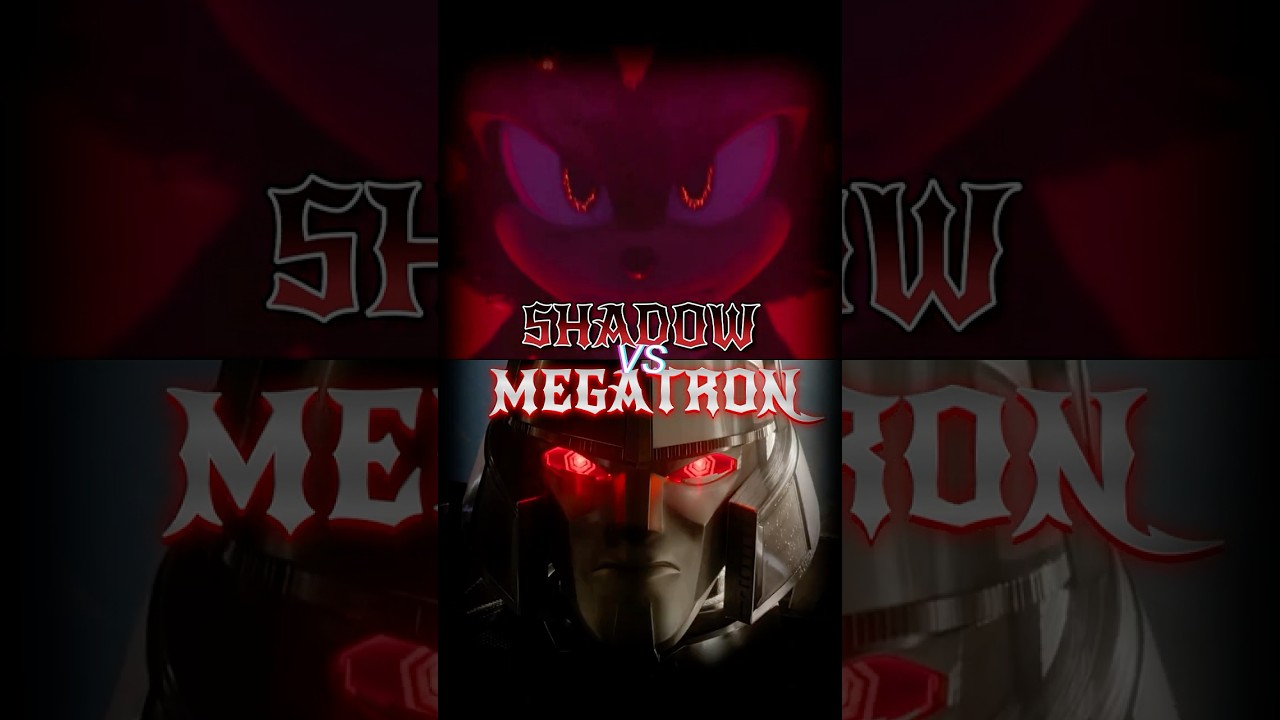 Shadow(STH3) vs Megatron(TFO) #transformers #sonicthehedgehog #filmora #edits