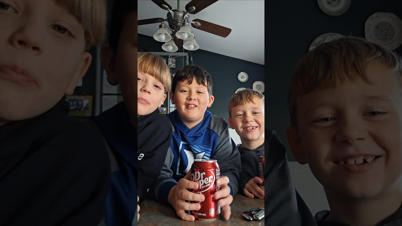 Watch our failed Dr. Pepper drinking challenge 