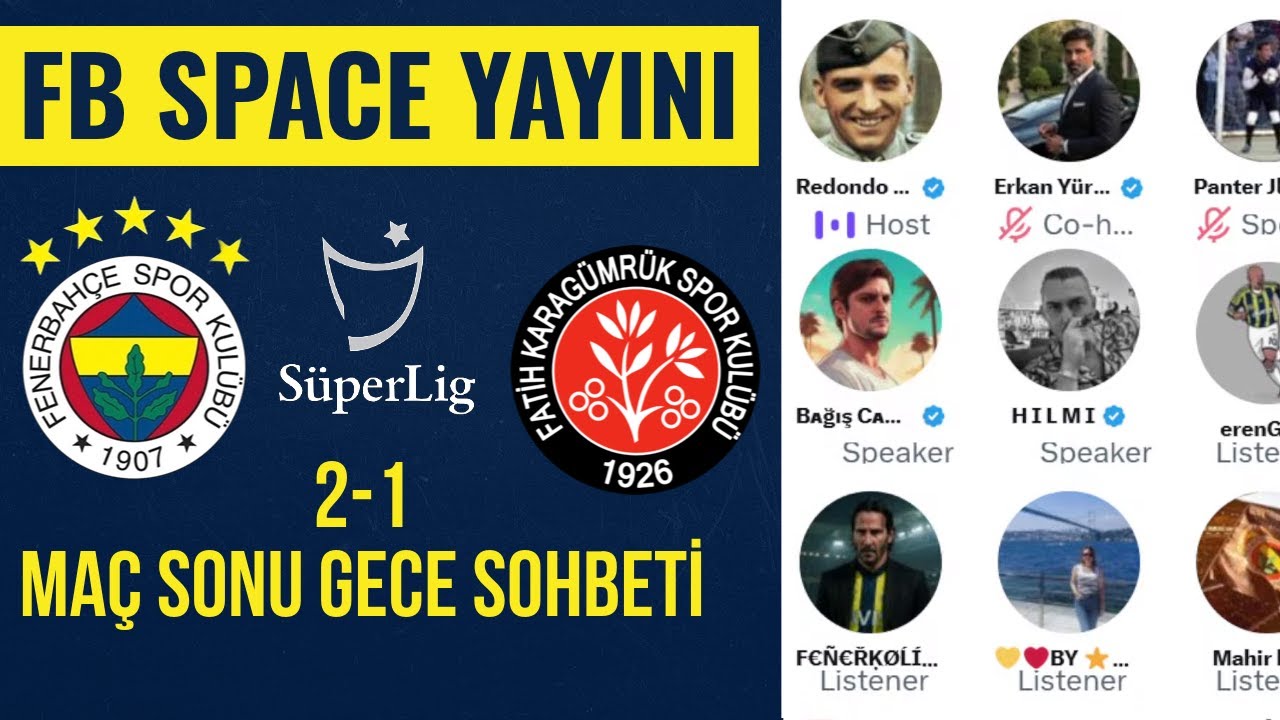 Ma&ccedil; Sonu Gece Sohbeti