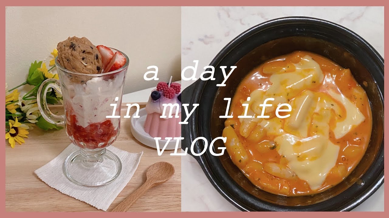 vlog ep.20 : อยู่บ้าน แกะพัสดุ โฮมคาเฟ่ ทำความสะอาด ตุนของกิน ย้อมผมเอง | yellowpeach